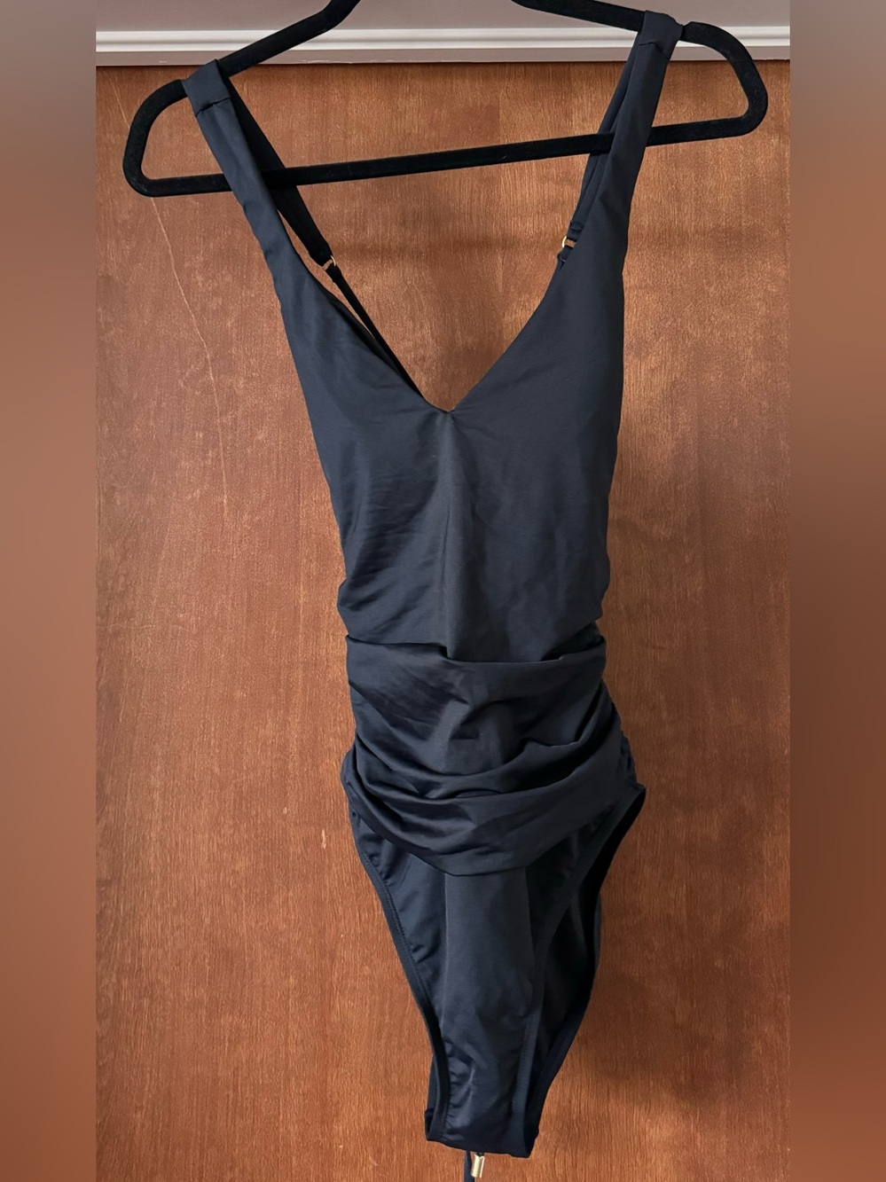 La Blanca Black One-Piece Tummy Control Swimsuit